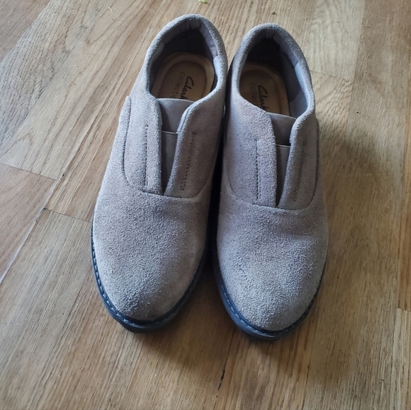 Clark's Airabell Sky Beige slip on size 9 women's shoes - Picture 5 of 5